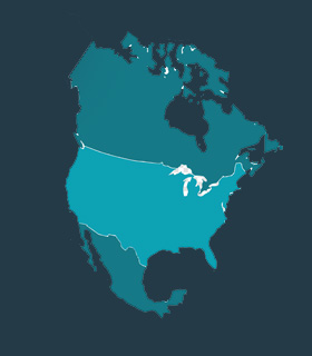 Land freight North America